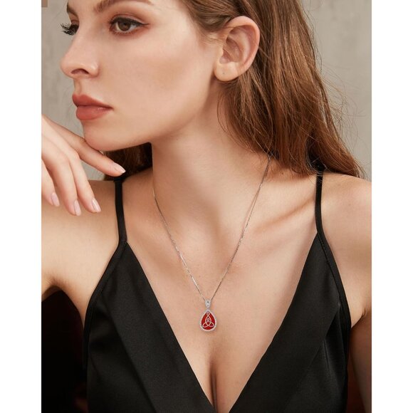 Celtic Motherhood Knot Necklace Sterling Silver Triquetra Vintage Triangle Women - Picture 5 of 7